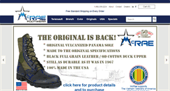 Desktop Screenshot of mcraefootwear.com